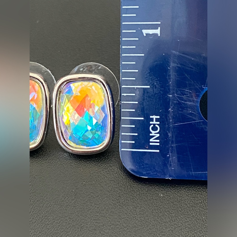 Excellent Condition Swarovski Rectangular Aurora … - image 5